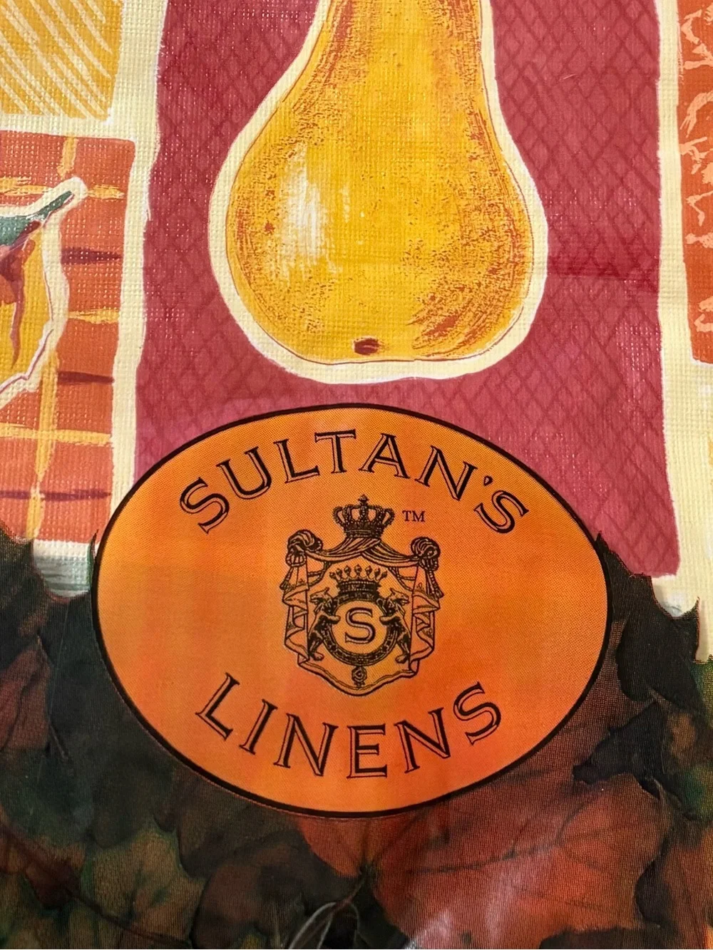 Harvest Vinyl Tablecloth